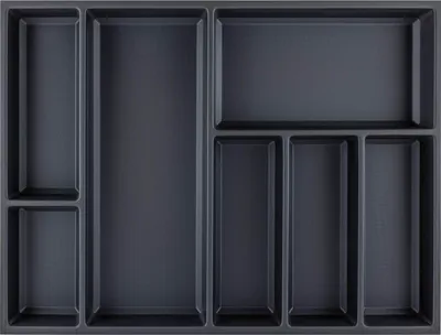 Produktbild von Agoform Besteck Organizer Sky Besteckeinsatz 620x53x473 Kunststoff schwarz