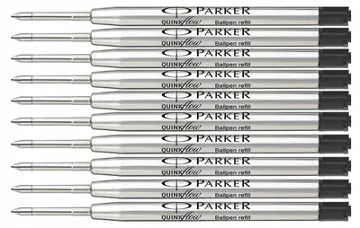 Image de Recharge pour stylo à bille PARKER QUINKflow, largeur de trait : M, noir
