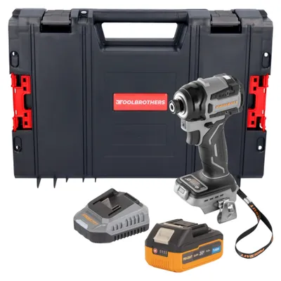 Productafbeelding van Procraft Industrial ID20Abb accu-slagmoersleutel 20 V 180 Nm 1/4" + 1x accu 4,0 Ah + oplader + RHINO gereedschapskoffer
