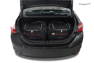 Produktbild von Toyota Corolla Limousine 2013-2018 Kofferraumtaschen Set 4 Stk