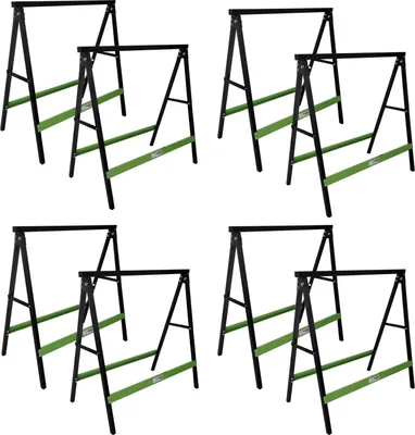 Produktbild von 8x Klappbock Sägebock Arbeitsbock klappbar 2er Sets Traglast 200 kg/Paar Gerüstbock