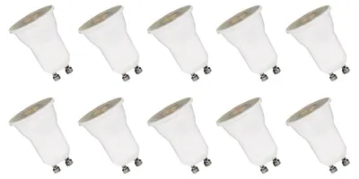 Produktbild von Spectrum GU10 LED Spot Lampe 2W 150lm 3000K Warmweiß 230V 10 Stück