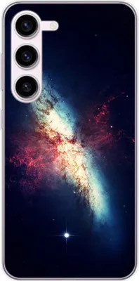 Produktbild von König Design Hülle kompatibel mit Samsung Galaxy S23 Plus Kunststoff Soft Handyhülle - Handy Case Galaxie