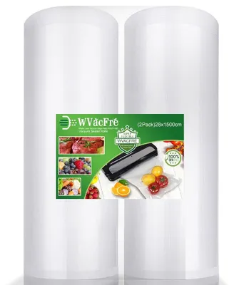 Immagine prodotto di Solidchoice - 2 rotoli di sacchetti sottovuoto da 28x1500 cm per la conservazione degli alimenti