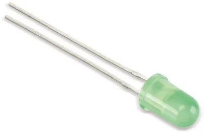 Immagine prodotto di LITEON LED, LTL-4233, verde, Ø 5 mm, 19 mcd, 30 mA, 36°