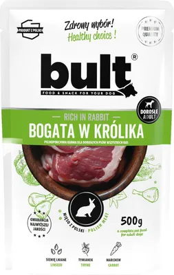 Obrázok produktu pre Mokré Krmivo Pre Psov Bult Saucebag Bohaté Na Králika 500 G