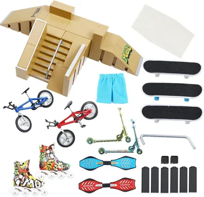 Produktbild von Skatepark Set, 5 Teile, mit Finger Skateboards, für Kinder