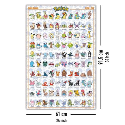 POKEMON Poster Mega Evolution (91.5x61cm)