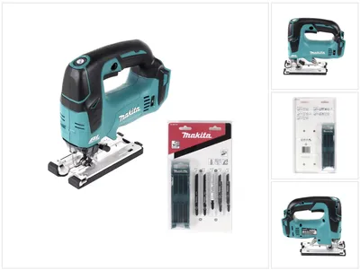 Produktbild von Makita DJV 182 Z Akku Pendelhubstichsäge 18V Brushless Solo + 14x Sägeblatt - ohne Akku, ohne Ladegerät