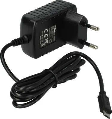 Produktbild von vhbw Micro-USB Ladegerät 1,0 A / 5V kompatibel mit Jabra Evolve 80, Evolve 40, GO 64XX, GN 1000, Link 360 Bluetooth-Adapter Smartphone, Tablet, MP3-Player, usw. Schwarz