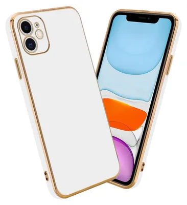 Image de Cadorabo Housse pour Apple iPhone 11 Housse en blanc Housse pour téléphone portable TPU Silicone Protection pour appareil photo Etui Case