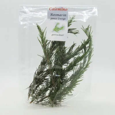 Produktbild von Calemino Rosmarin ganze Zweige getrocknet 20g für Fleisch- Gemüse- Fischgerichte