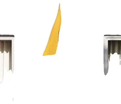 Produktbild von Flaggenmasthalter, Stahlkonstruktion, Wetterfest, Schwarz
