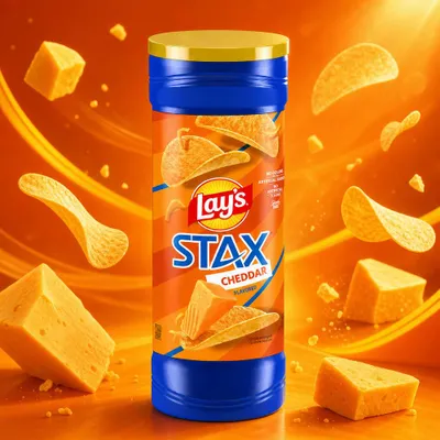 Produktbild von Lay's Stax Cheddar (Einzelpackung mit 156g)
