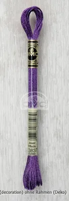 Produktbild von DMC Stickgarn "Mouline Light Effects" 317W -3837, 6 Fäden, 8m