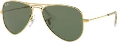 Zdjęcie produktu dla Ray-Ban AVIATOR JUNIOR, Dziecko, Męski, Aviator, Oprawki pełne, Złoto, Złoto