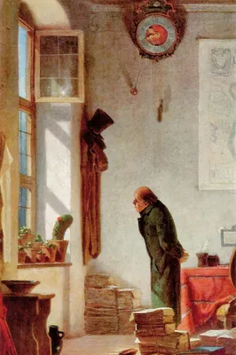 Produktbild von Carl Spitzweg Kunstdruck Bild - Der Kaktusliebhaber, 1850 (120 x 80 cm)