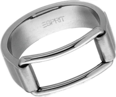 Produktbild von ESPRIT Ring ESRG10340, Edelstahl, silberfarben, Ringgröße 60, 6,5mm breit