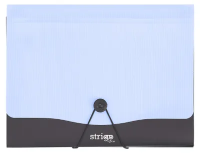 Obrázek produktu pro Složka Vfile A4 s 13 přihrádkami modrá STRIGO