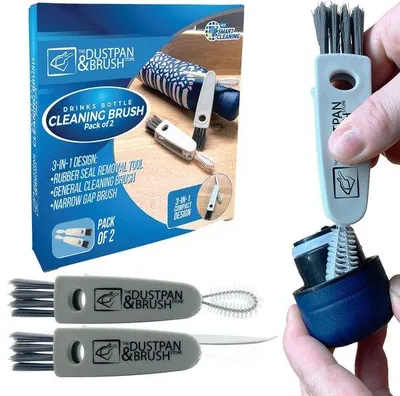 Productafbeelding van 3-in-1 Flessenborstel Set voor Drankenreinigen