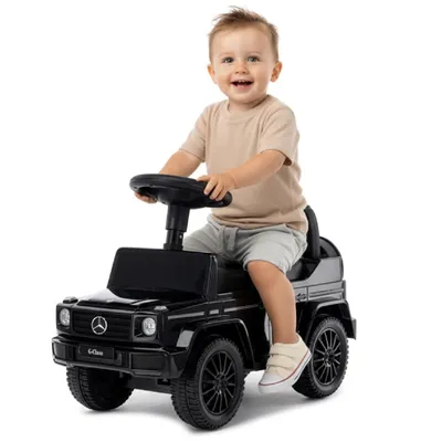 Zdjęcie produktu dla Jeździk pchacz chodzik dla dzieci Mercedes Benz G 350d czarny Sun Baby