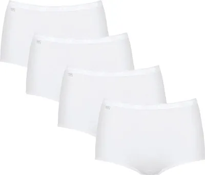 Produktbild von Sloggi Damen-Taillenslip Basic+" 4er-Pack weiß 38"