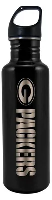Produktbild von Green Bay Packers Steel Wasserflasche 750ml schwarz