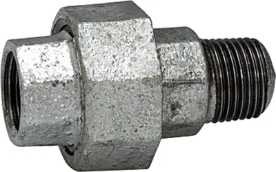 Produktbild von Riegler Verschraubung 331, IG/AG, Rp/R 1 1/2, schw. Temperguss feuerverz.
