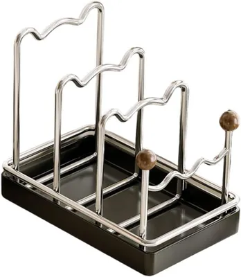 Immagine prodotto di Set di 4 mensole da parete per erbe aromatiche, nero, 29x66x64 cm