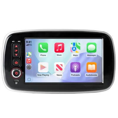 Image de 8'' Carplay Andriod Auto pour Mercedes Smart Forfour Fortwo 453 2014-2022 Android 15 Autoradio GPS Navi WIFi Bluetooth FM RDS SWC 2+64 Go DSP 2DIN USB
