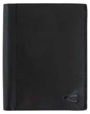 Produktbild von Herrenbörse Brieftasche Ledergeldbörse hochformat schwarz black niagara
