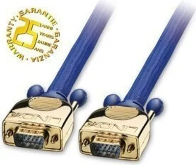 Immagine prodotto di LINDY Cavo di collegamento VGA oro premium 15 pin HD spina/spina 5m 37747