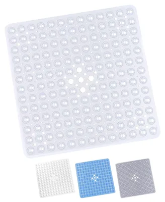 Image de Tapis de bain antidérapant, 53 x 53 cm, avec 164 ventouses, pour la salle de bain