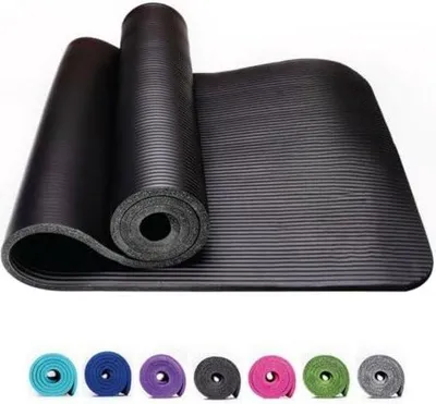 Productafbeelding van Famanu Yogamat Extra Dik - Fitnessmat, zwart