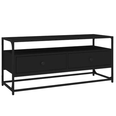 Produktbild von TV-Schrank Schwarz 100x35x45 cm Holzwerkstoff
