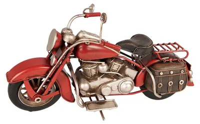 Produktbild von Clayre & Eef Nachbildungationsmodell Motor Rot Metall