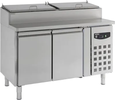 Image de Saladette 2 portes 6 conteneurs de 1/3 gallon