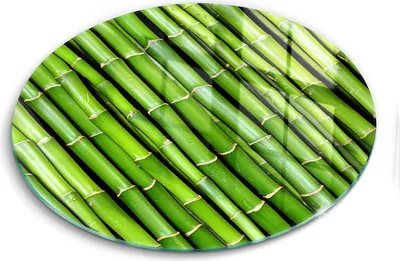 Produktbild von Glasschneideplatte - Herdabdeckplatte - fi40 cm -Schneidebrett - Spritzschutz - Nature Bambus