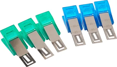 Produktbild von Taylor Seville Stoffklammern Magic Clips, 6 Stück Small