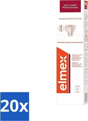 Obrázek produktu pro Elmex zubní pasta Anti-Caries Professional Advanced Protection 75 ml - hodnotné balení - 20 kusů