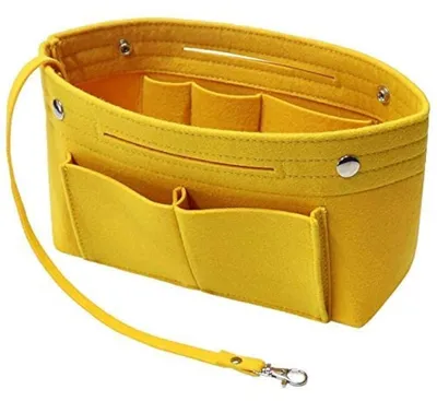 Produktbild von Filz-Taschenorganizer für Speedy Neverfull – Gelb, Größe S