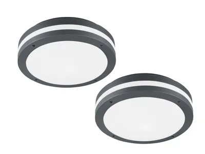 Produktbild von Außenleuchte mit Bewegungsmelder 2x Deckenlampe Wandlampe Gartenlampen mit Strom