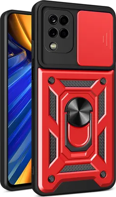 Produktbild von Hülle für Samsung Galaxy A06 4G Magnetische Ring Ständer Halter Dia Kameraschutz TPU Bumper Silikon Schutzhülle Rot