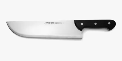 Schlagmesser 30 cm, Edelstahl Klinge, schwarzer Griff