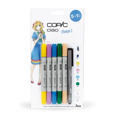 Produktbild von Copic Ciao 5+1 Set Manga 1