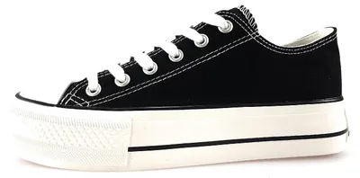 Immagine prodotto di Jane Klain: Scarpe da donna, scarpe stringate, sneakers sportive, modello basso, colore nero, ideali per il tempo libero