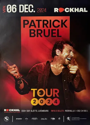 Zdjęcie produktu dla Patrick Bruel - Koncert w Luksemburgu 2024 - PLAKAT - 60x86 cm