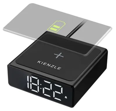 Produktbild von KIENZLE Digitaler Wecker mit kabelloser Ladestation