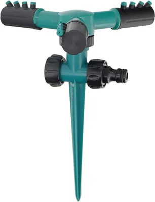 Immagine prodotto di Spruzzatore per prato - Spruzzatore oscillante - Sistema di irrigazione per il giardino - Rotazione a 360 gradi - 22 x 19 x 2 cm