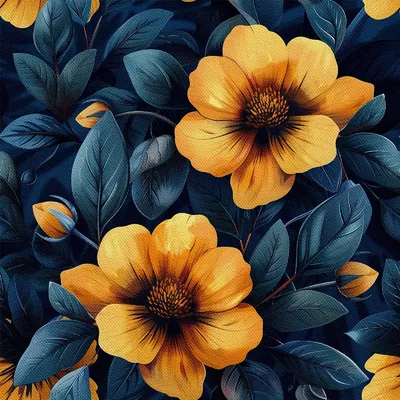 Image de OUTDOOR DEKOSTOFFE OXFORD - Motiv Blumen I DX5342